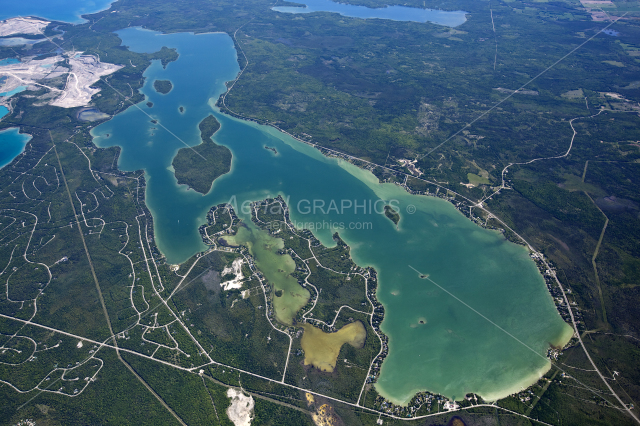 Grand Lake (Looking South) in Presque Isle County, Michigan